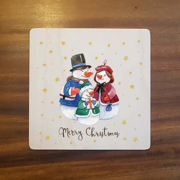 card-021 크리스마스카드 특별한 우드카드